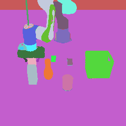 Segmentation of the same frame